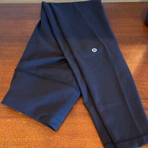 lululemon athletica women’s wunder high rise train legging black 6 hardly worn